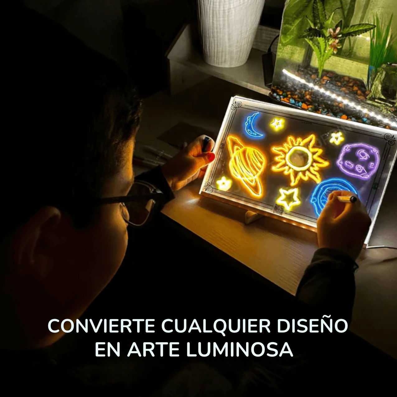 Pizarra LED 3D para Dibujos