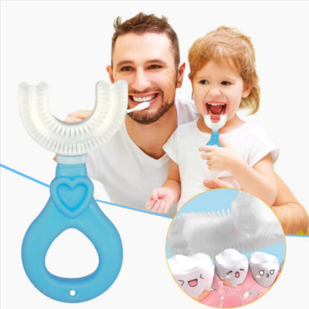 Cepillo de dientes en forma de U para niños (Lleva 1 y obtén 1 de regalo) 2X1!