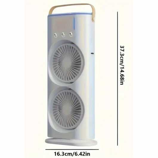 Ventilador Humificador Doble Torre 2en1
