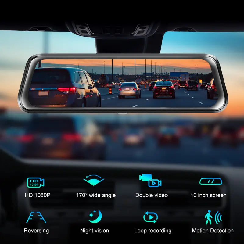 Espejo Retrovisor con Cámara - RoadGuard Pro