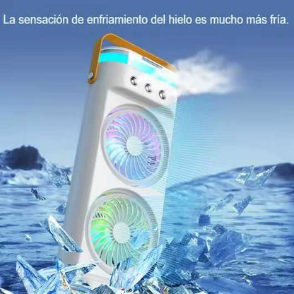 Ventilador Humificador Doble Torre 2en1