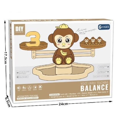 Monkey Math Balance Toy with Voice