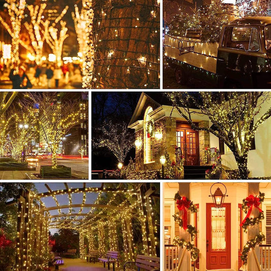 Luz led de navidad solar para exterior e Interior