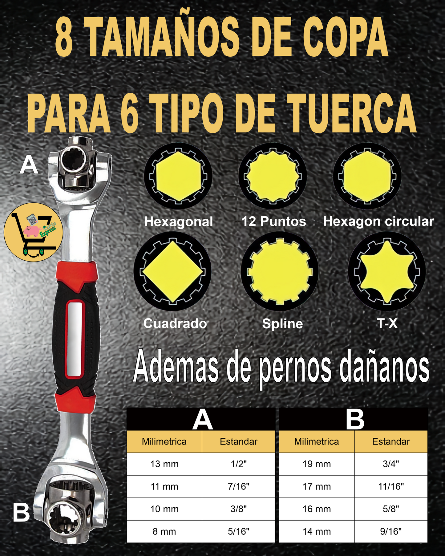 Llave Multiusos 48 en 1 - ToolMaster™