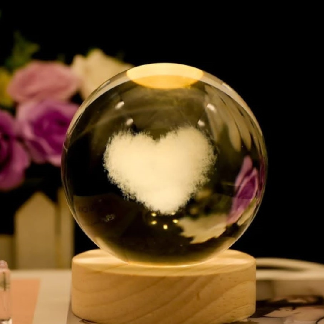 LAMPARA DE CRISTAL 3D