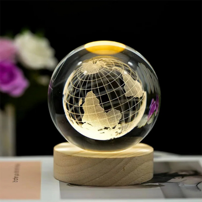 LAMPARA DE CRISTAL 3D
