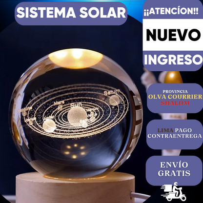 LAMPARA DE CRISTAL 3D