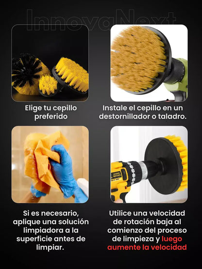 KIT Cepillos Adaptadores - NylonMaster