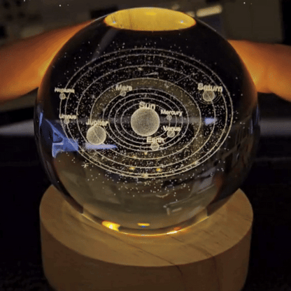 LAMPARA DE CRISTAL 3D