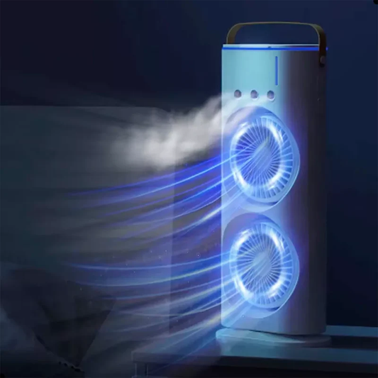 Ventilador Humificador Doble Torre 2en1